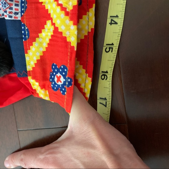 hippie patchwork 90s vintage skirt phish XS boho - Picture 10 of 11